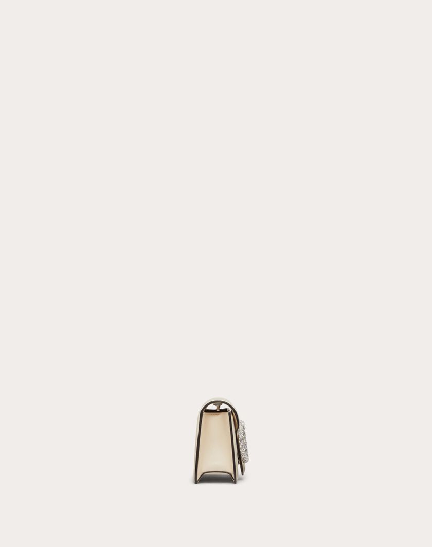 Valentino Handbags Borsa Piccola A Spalla Valentino Garavani Locò Con Logo Gioiello per Donna in Rose Cannelle | Valentino IT Soddisfazione Garantita