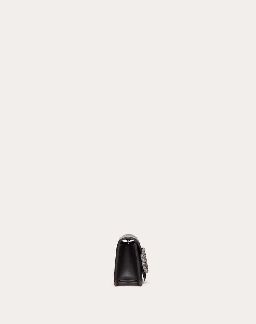 Valentino Handbags Borsa Piccola A Spalla Valentino Garavani Locò Con Logo Gioiello per Donna in Nero | Valentino IT Qualità Garantita