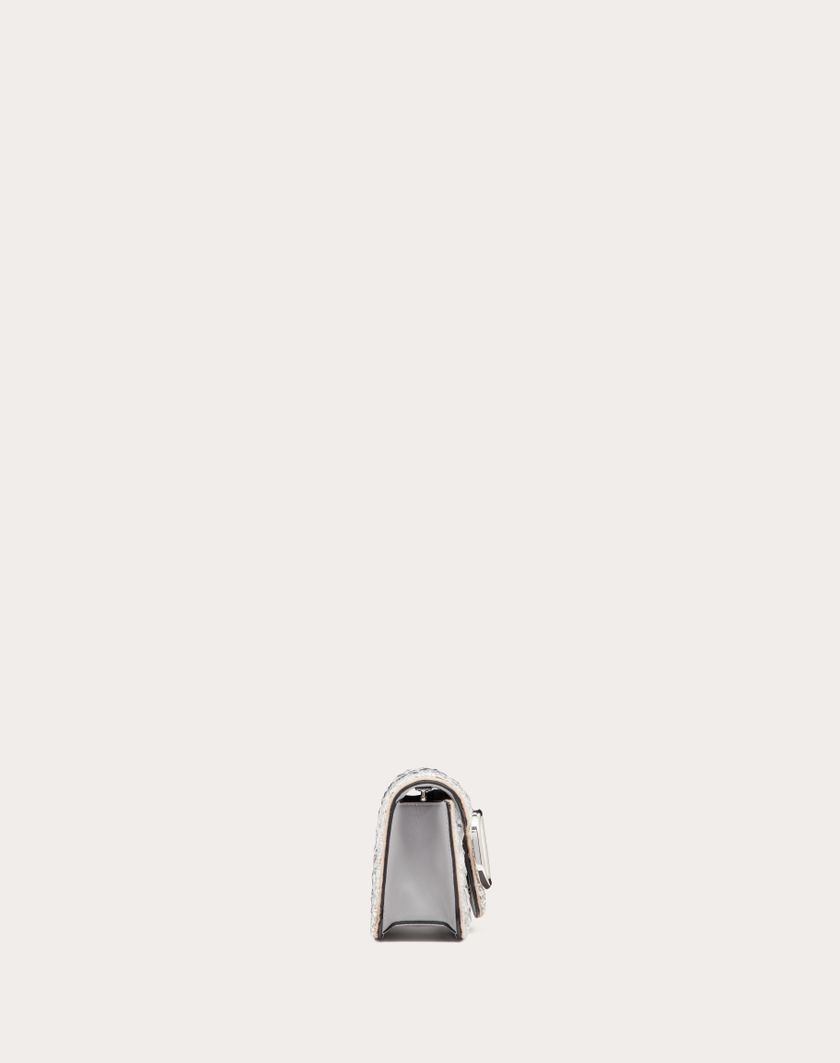 Valentino Handbags Borsa Piccola A Spalla Locò Con Cristalli per Donna in Argento | Valentino IT Prezzo Ridotto