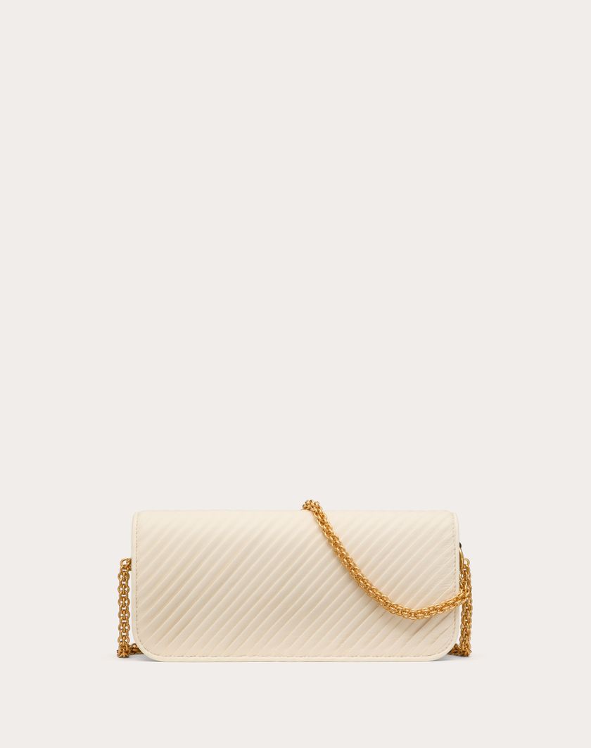 Valentino Handbags Borsa A Spalla Valentino Garavani Locò In Nappa Plissettata per Donna in Nero | Valentino IT In Vendita