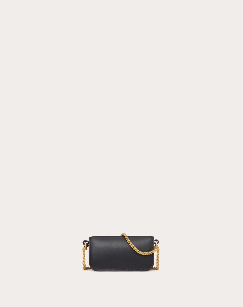 Valentino Handbags Borsa Micro Con Catena Valentino Garavani Locò In Vitello per Donna in Nero | Valentino IT Vendita Calda