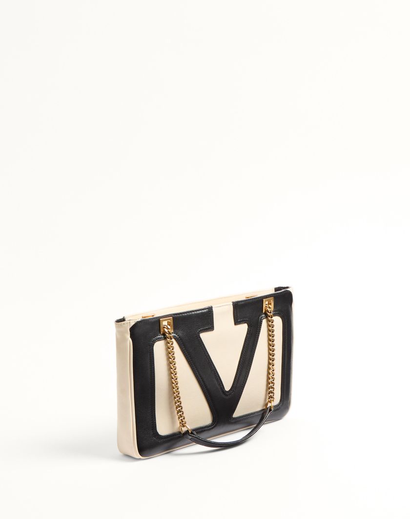 Valentino Handbags Borsa Shopping Piccola Valentino Garavani Viva Superstar In Nappa per Donna in Avorio/nero | Valentino IT I Più Venduti