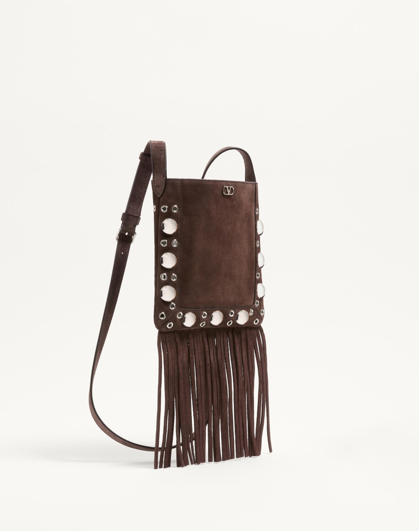 Valentino Handbags Borsa A Spalla per Donna in Testa Di Moro | Valentino IT In Vendita