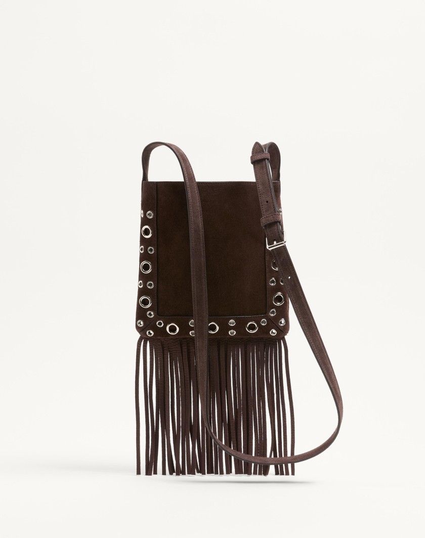 Valentino Handbags Borsa A Spalla per Donna in Testa Di Moro | Valentino IT In Vendita