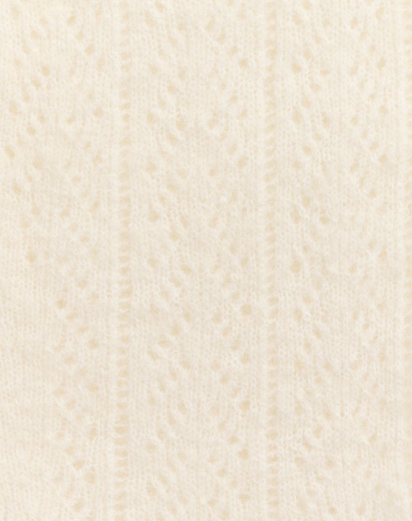 Valentino Handbags Collant In Mohair per Donna in Latte | Valentino IT Nuovo