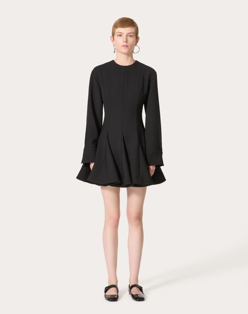 Valentino Handbags Abito Corto In Luxury Crepe per Donna in Nero | Valentino IT Presa