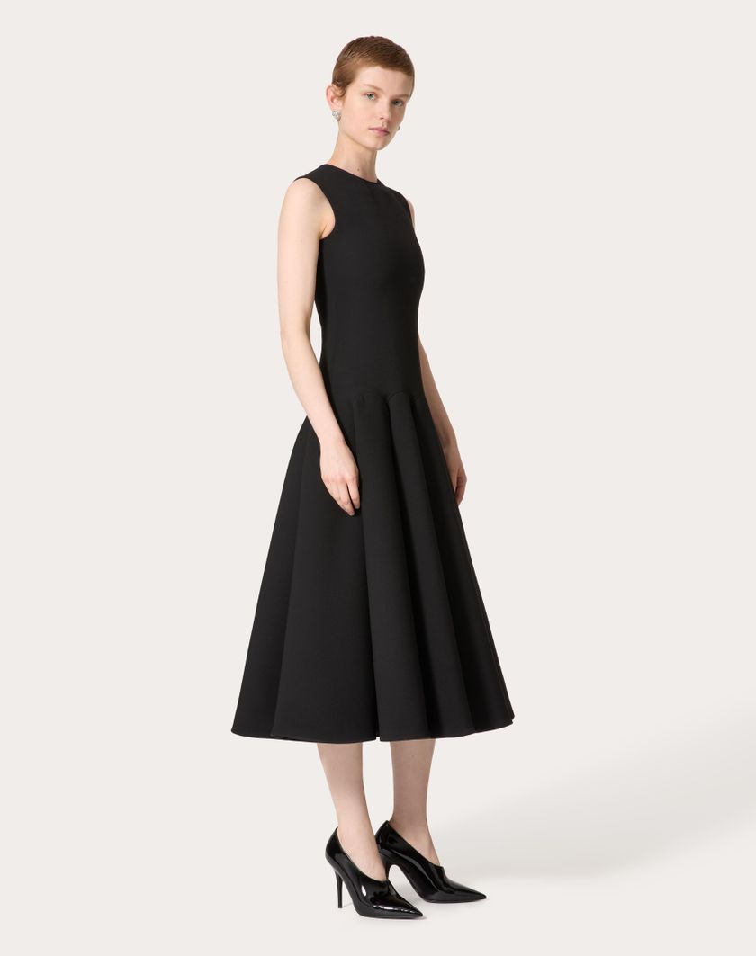 Valentino Handbags Abito Midi per Donna in Nero | Valentino IT Outlet