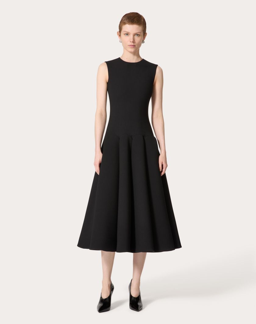 Valentino Handbags Abito Midi per Donna in Nero | Valentino IT Outlet
