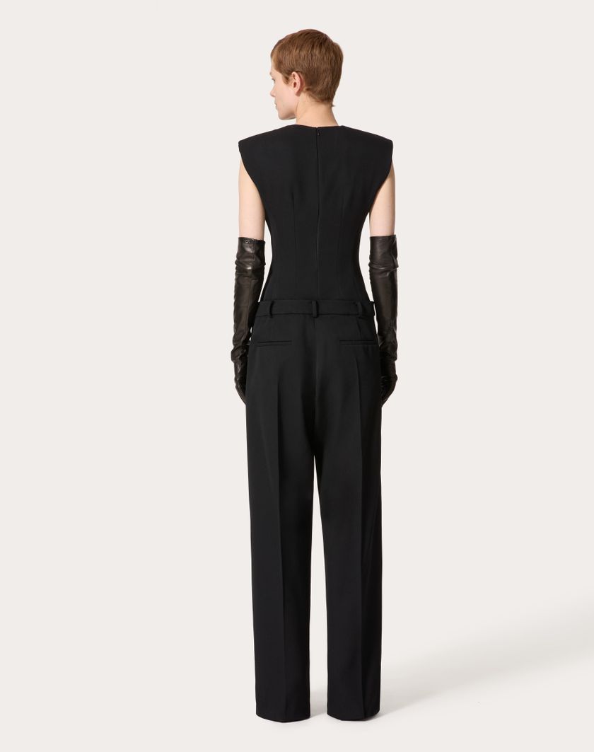 Valentino Handbags Tuta In Grisaille per Donna in Nero | Valentino IT Saldi