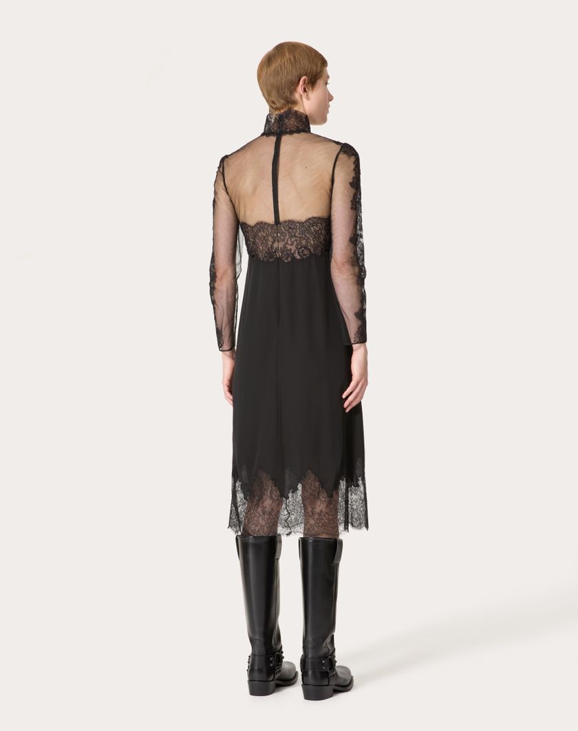 Valentino Handbags Abito Midi per Donna in Nero | Valentino IT Offerte