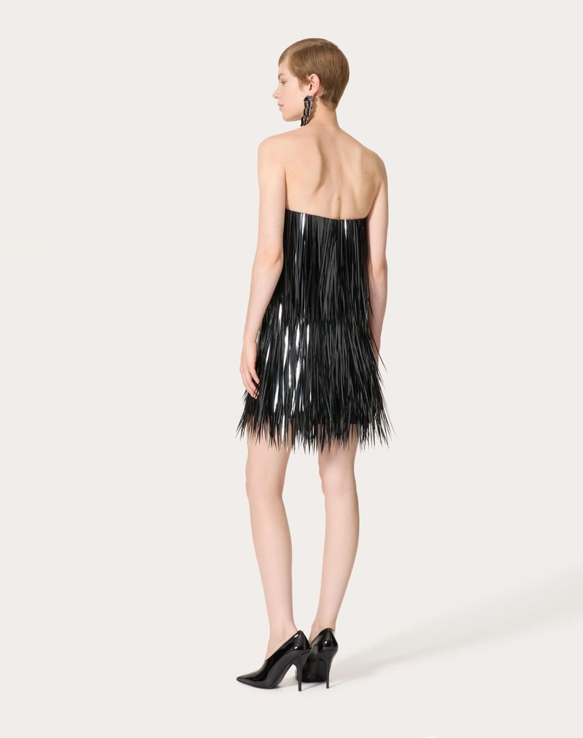 Valentino Handbags Abito Corto In Organza Ricamato per Donna in Nero | Valentino IT I Più Venduti
