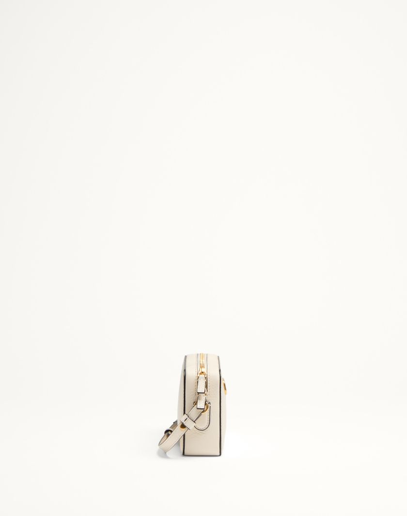 Valentino Handbags Mini Borsa A Tracolla Valentino Garavani Alltime In Vitello Granato per Donna in Mandorla | Valentino IT Italy