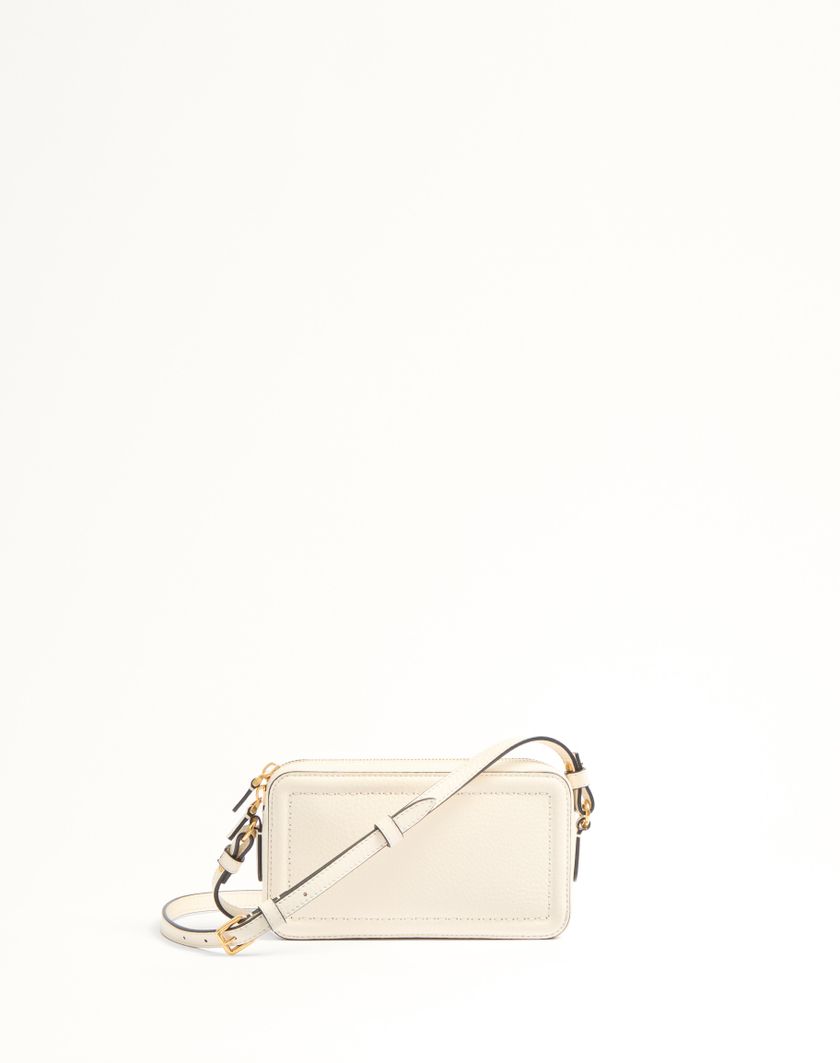 Valentino Handbags Mini Borsa A Tracolla Valentino Garavani Alltime In Vitello Granato per Donna in Avorio | Valentino IT Italia