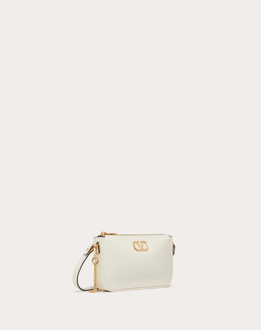 Valentino Handbags Mini Borsa Con Tracolla Vlogo Signature In Vitello per Donna in Avorio | Valentino IT Convenienza