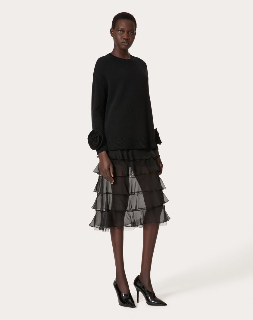 Valentino Handbags Maglia In Lana per Donna in Nero | Valentino IT Vendita Calda