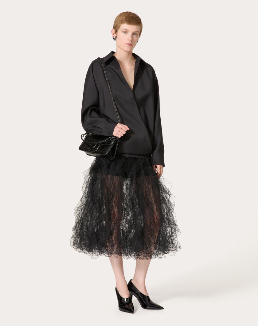 Valentino Handbags Camicia per Donna in Nero | Valentino IT In Saldo