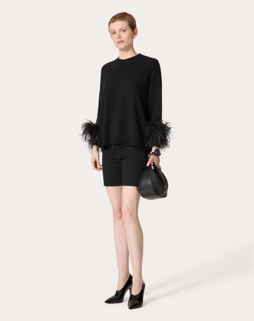 Valentino Handbags Bermuda In Grisaille per Donna in Nero | Valentino IT Promozione