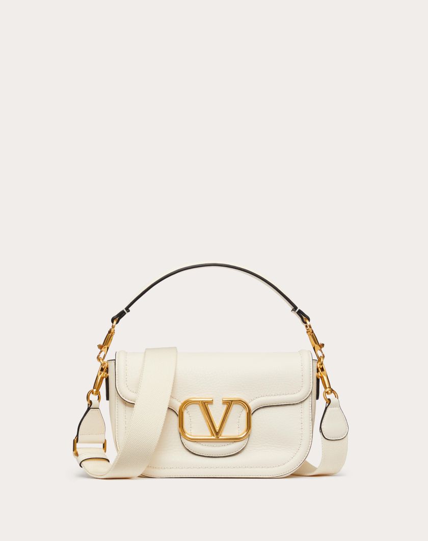 Valentino Handbags Borsa A Spalla Valentino Garavani Alltime In Vitello Granato per Donna in Mandorla | Valentino IT