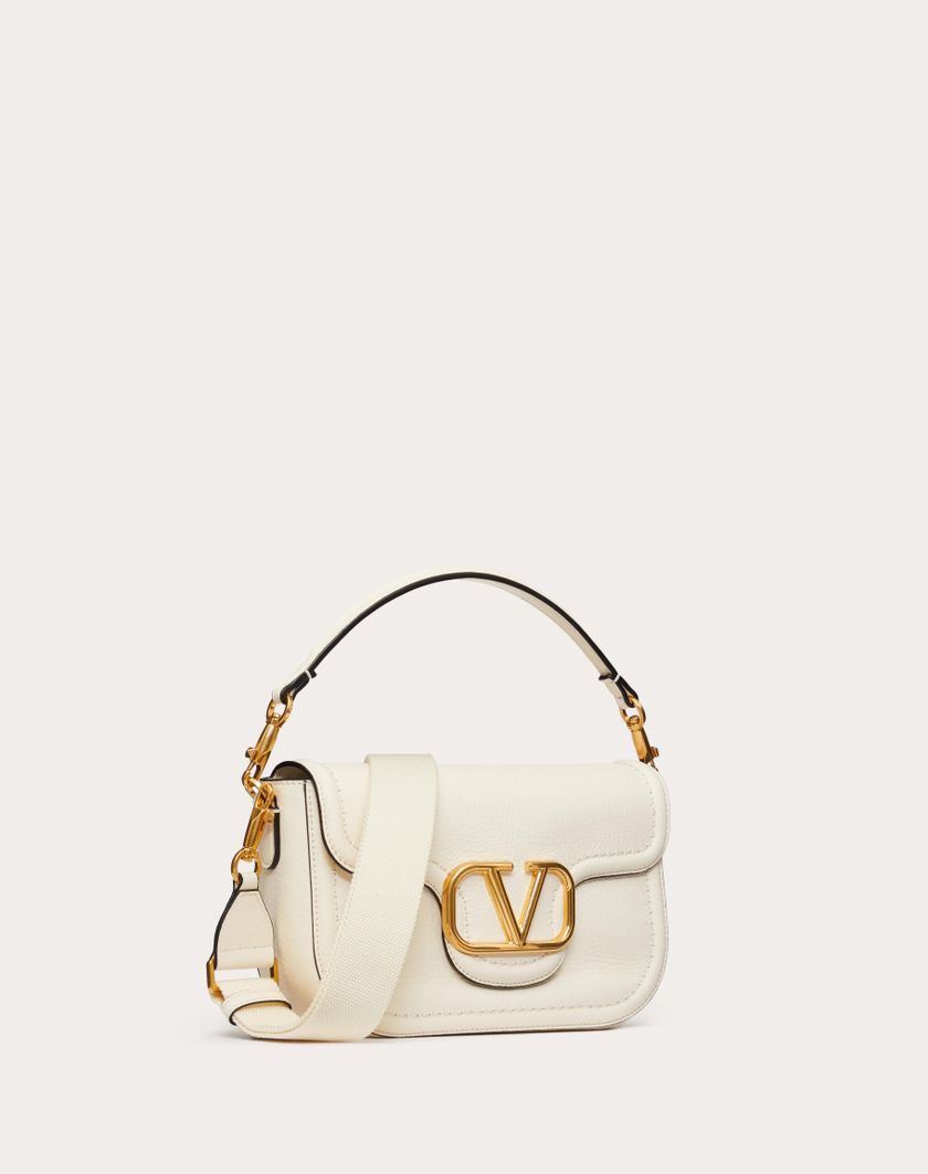 Valentino Handbags Borsa A Spalla Valentino Garavani Alltime In Vitello Granato per Donna in Avorio | Valentino IT Negozio