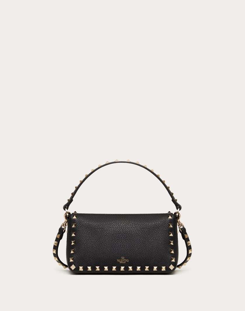 Valentino Handbags Borsa Piccola A Tracolla Rockstud In Vitello Granato per Donna in Light Ivory | Valentino IT 2025