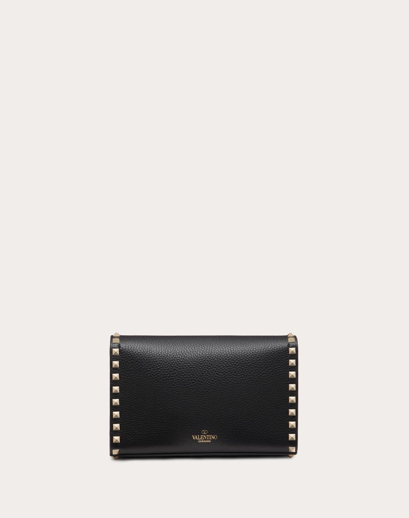 Valentino Handbags Borsa Piccola A Tracolla Rockstud In Vitello Granato per Donna in Mandorla | Valentino IT 2025