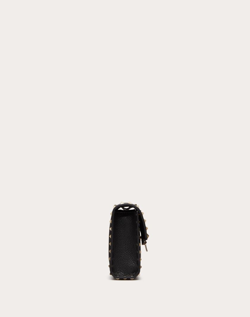 Valentino Handbags Borsa Piccola A Tracolla Rockstud In Vitello Granato per Donna in Mandorla | Valentino IT 2025