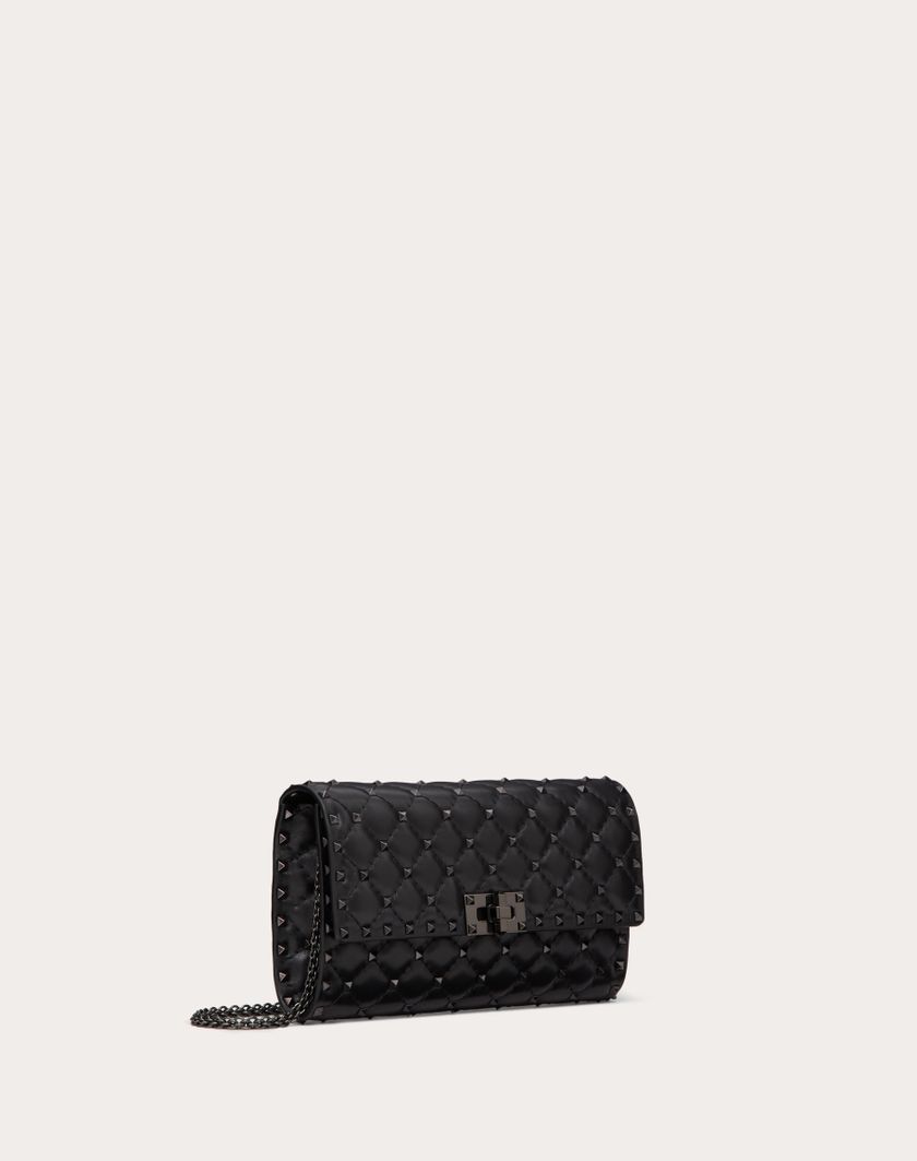 Valentino Handbags Borsa A Tracolla Rockstud Spike In Nappa per Donna in Nero | Valentino IT Pezzi Unici