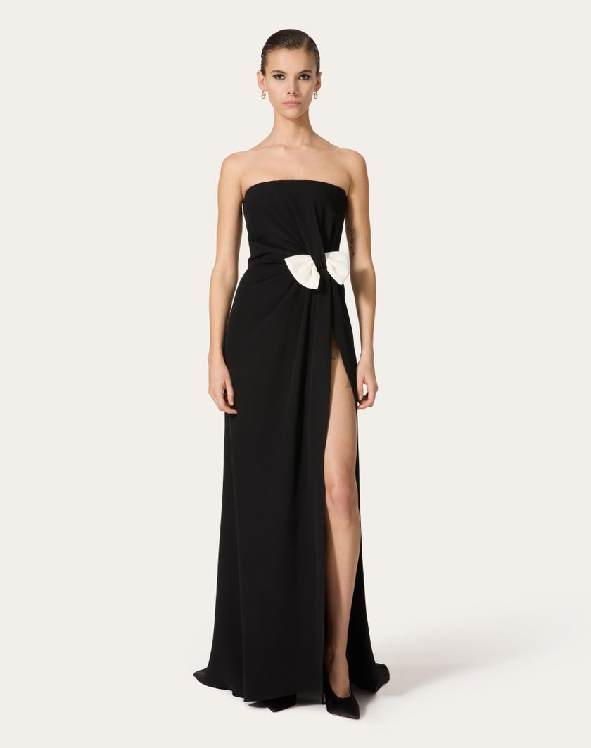 Valentino Handbags Abito Da Sera In Cady Couture per Donna in Nero | Valentino IT Outlet