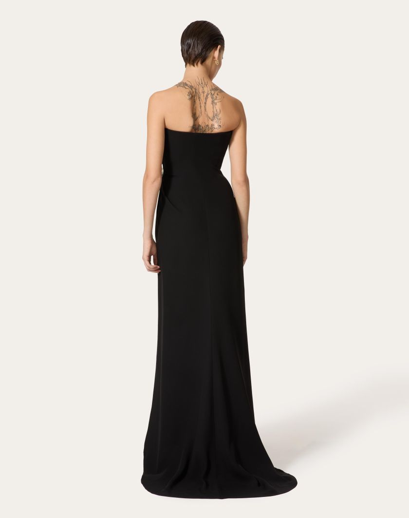 Valentino Handbags Abito Da Sera In Cady Couture per Donna in Nero | Valentino IT Outlet