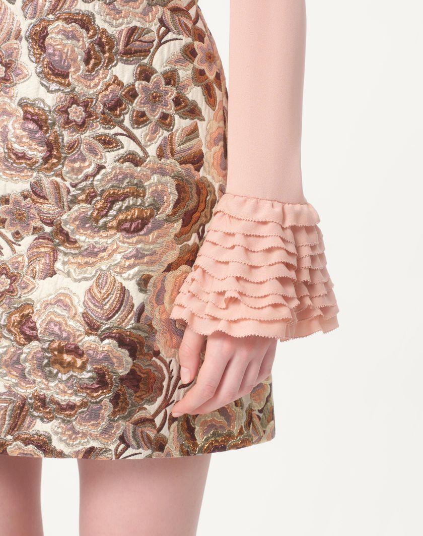 Valentino Handbags Camicia In Georgette per Donna in Rose Mist | Valentino IT Pezzi Unici