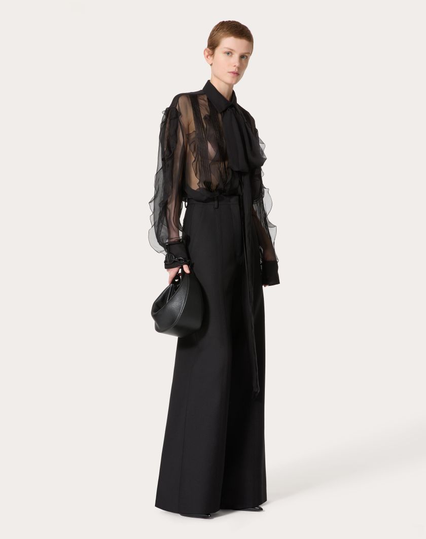 Valentino Handbags Camicia per Donna in Nero | Valentino IT Acquista Ora