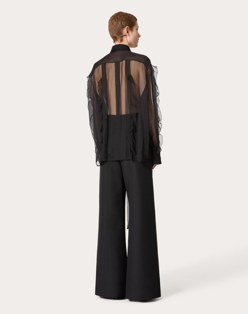 Valentino Handbags Camicia per Donna in Nero | Valentino IT Acquista Ora
