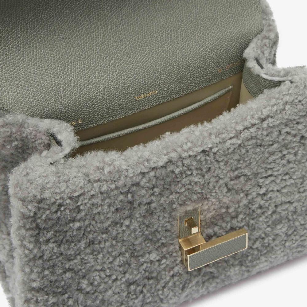 Valextra BORSA PICCOLA ISIDE MONTONE/VITELLO VS ORO CHIARO Offerta per la Festa della Mamma
