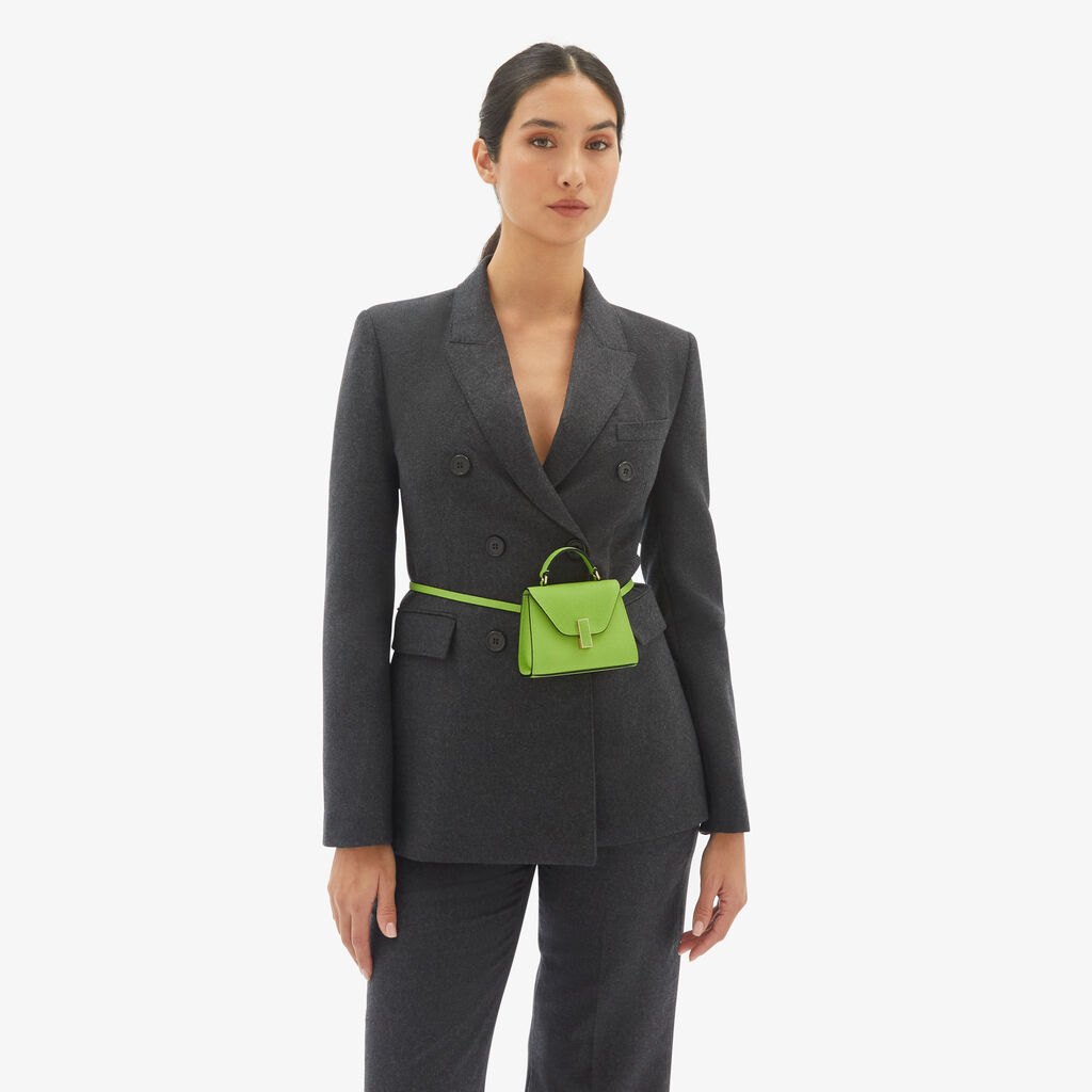 Valextra Borsa Cintura da Donna in Pelle Verde | Valextra Iside Offerte giornaliere