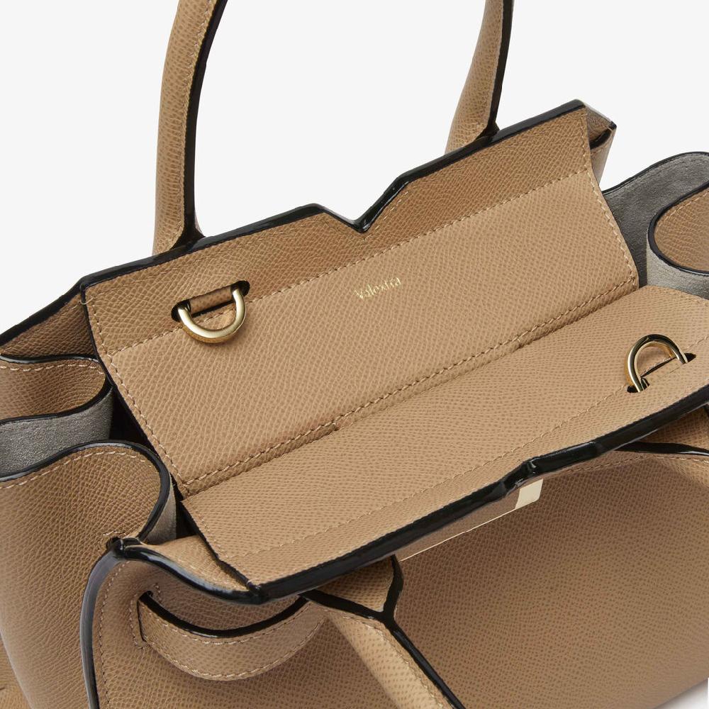 Valextra Borsa a mano da Donna in Pelle Beige di Lusso | Valextra Duty-free