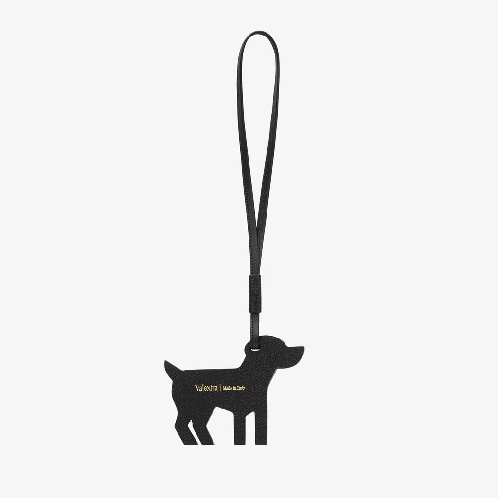 Valextra Charm cagnolino di Lusso in Pelle Bianca e Nera | Valextra Convenienza