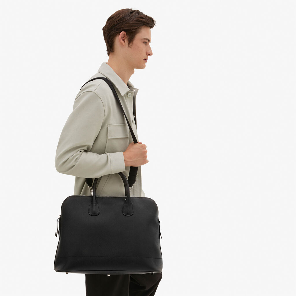Valextra Borsa tote da ufficio in Pelle Nera con zip | Valextra My Logo Hotsell