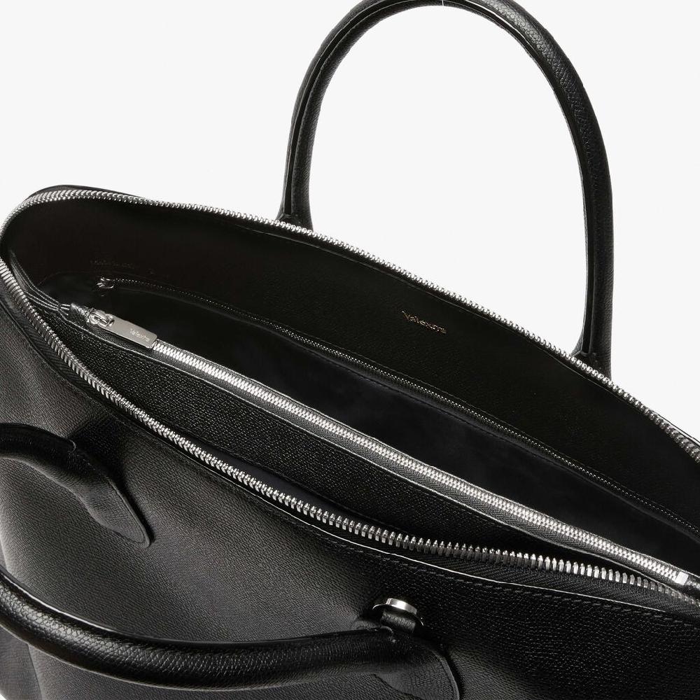 Valextra Borsa tote da ufficio in Pelle Nera con zip | Valextra My Logo Hotsell