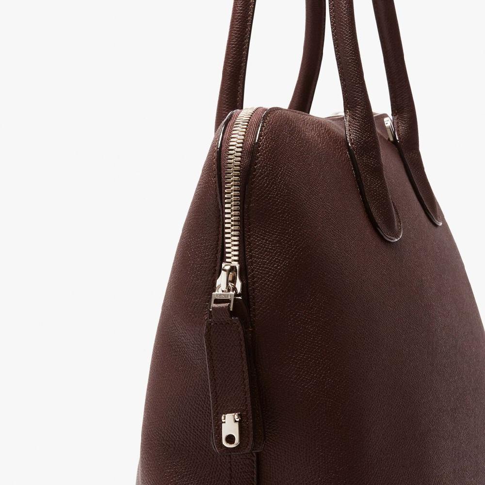 Valextra Tote bag da Uomo in Pelle Marrone | Valextra My Logo Offerta speciale