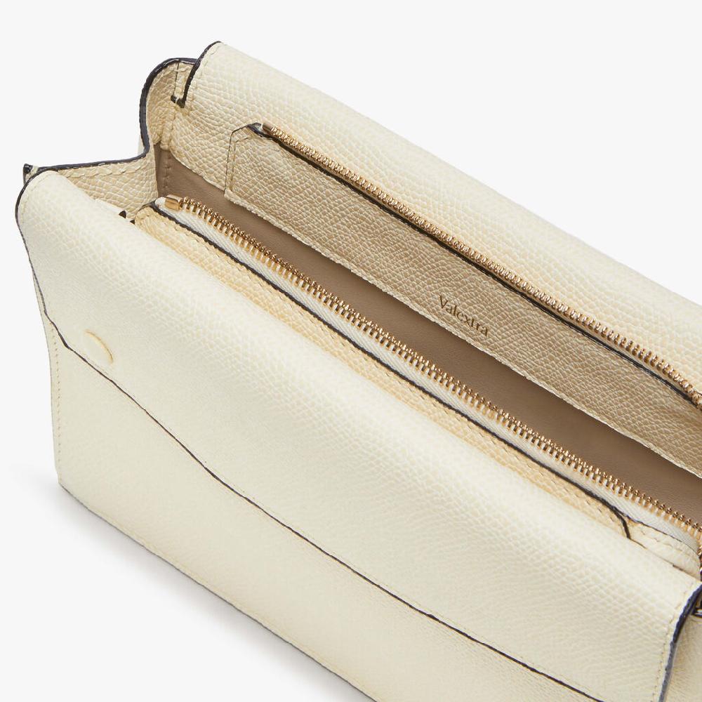 Valextra Borsetta piccola Mini in Pelle Bianca | Valextra Pocket I Più Venduti