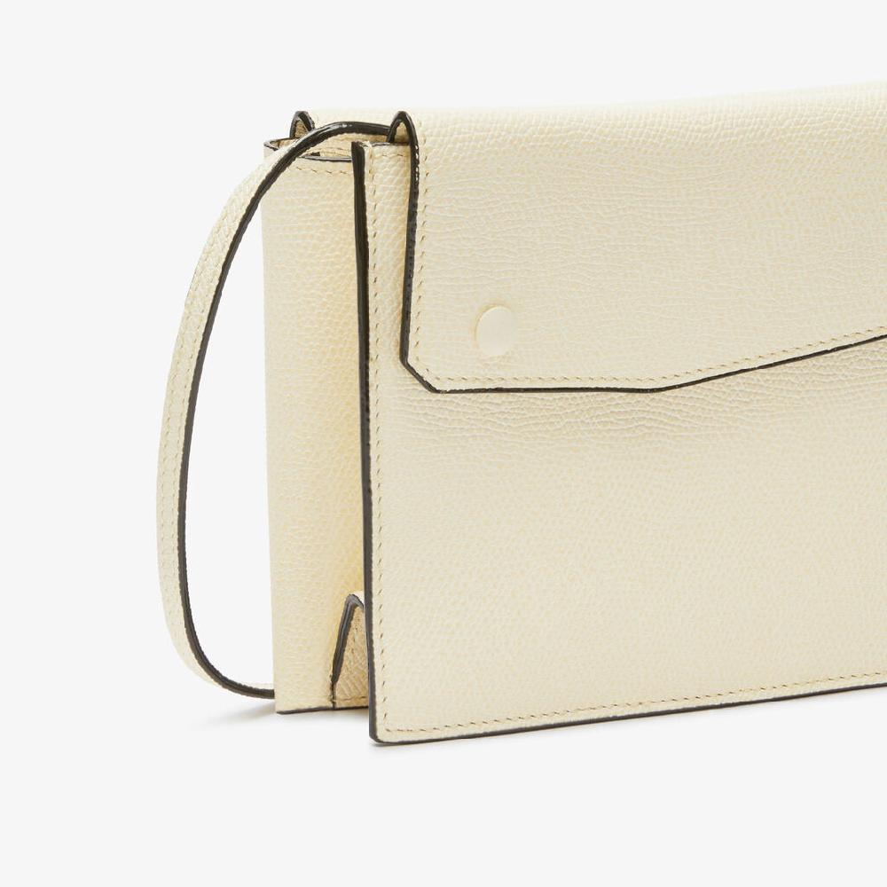 Valextra Borsetta piccola Mini in Pelle Bianca | Valextra Pocket I Più Venduti