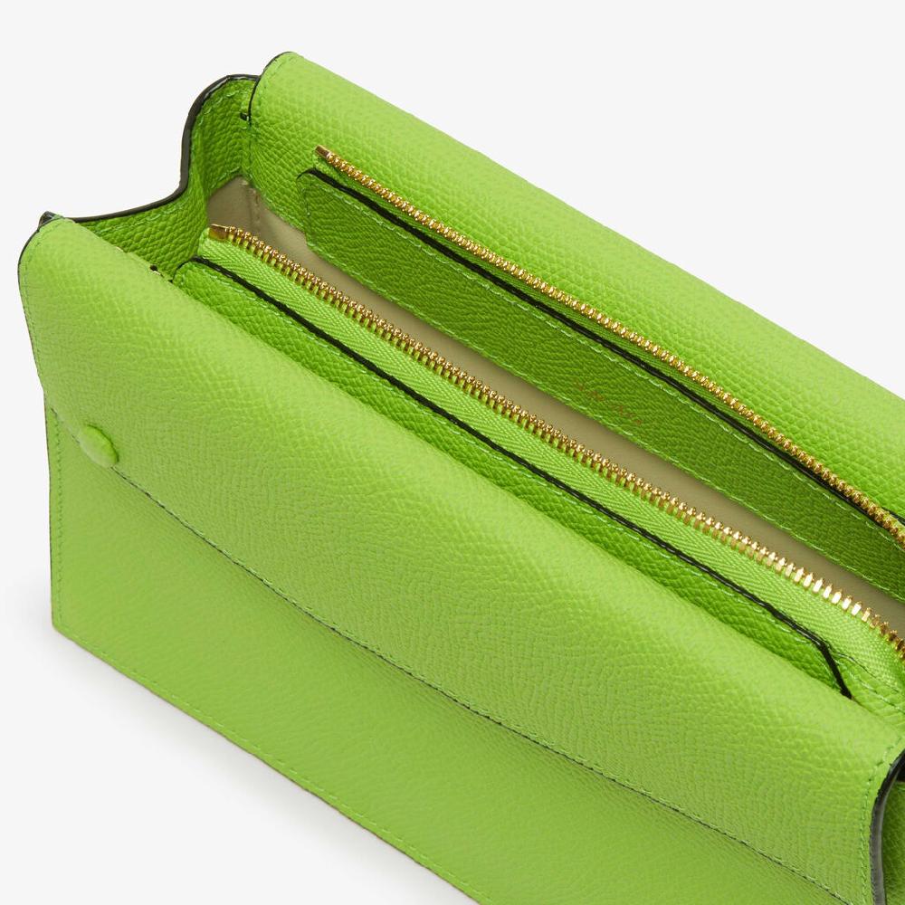 Valextra Borsa a tracolla da Donna in Pelle Verde | Valextra Pocket Negozio