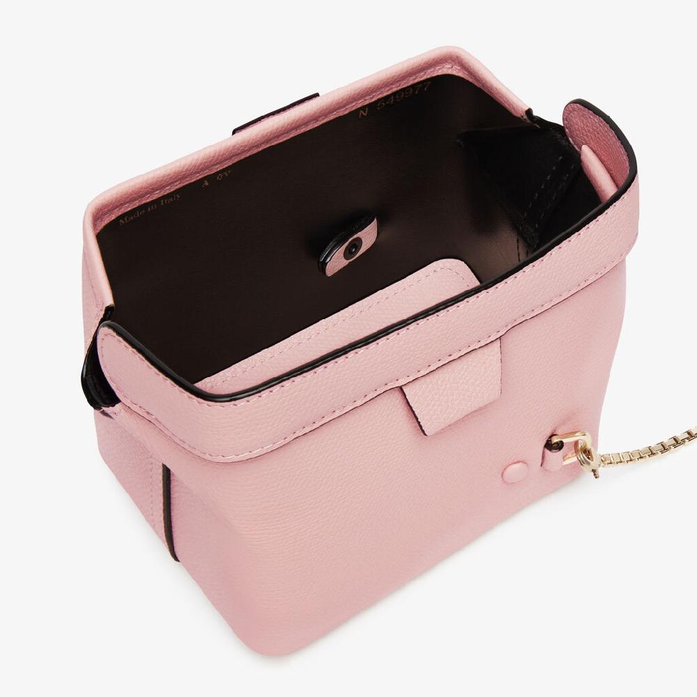 Valextra Borsetta da viaggio in Pelle Rosa | Valextra Tric Trac In Saldo