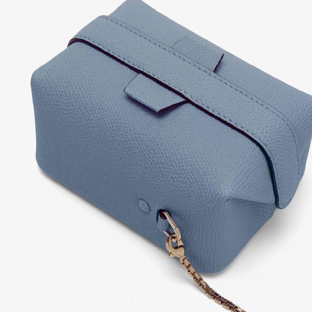 Valextra Borsa da viaggio in Pelle Azzurra | Valextra Tric Trac 2025