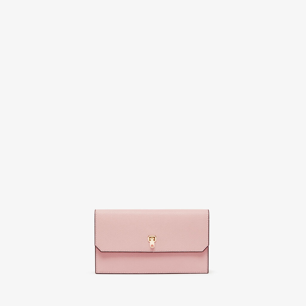 Valextra Portafoglio versatile grande in Pelle Rosa | Valextra Brera