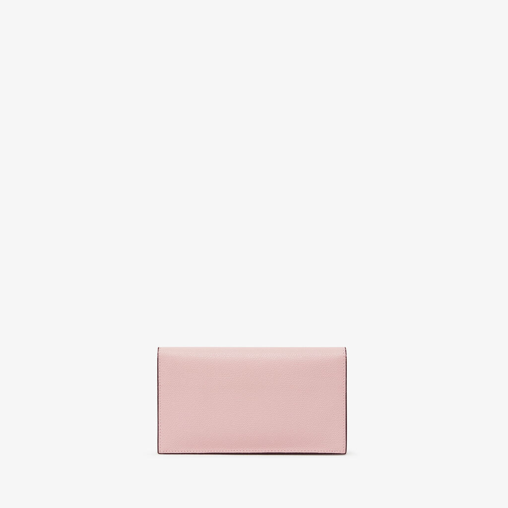 Valextra Portafoglio versatile grande in Pelle Rosa | Valextra Brera Qualità