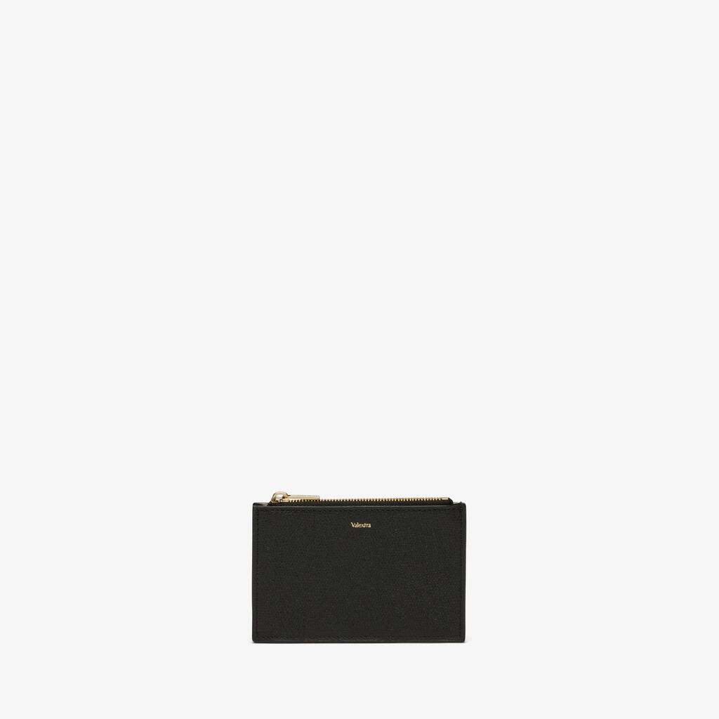 Valextra Portamonete da Uomo e Donna in Pelle Nera | Valextra Shopping Online