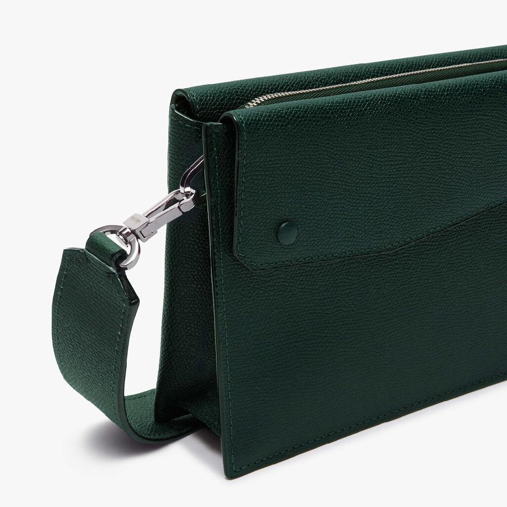 Valextra Borsa tracolla da Uomo di Lusso in Pelle Verde | Valextra Pocket Soddisfazione Garantita