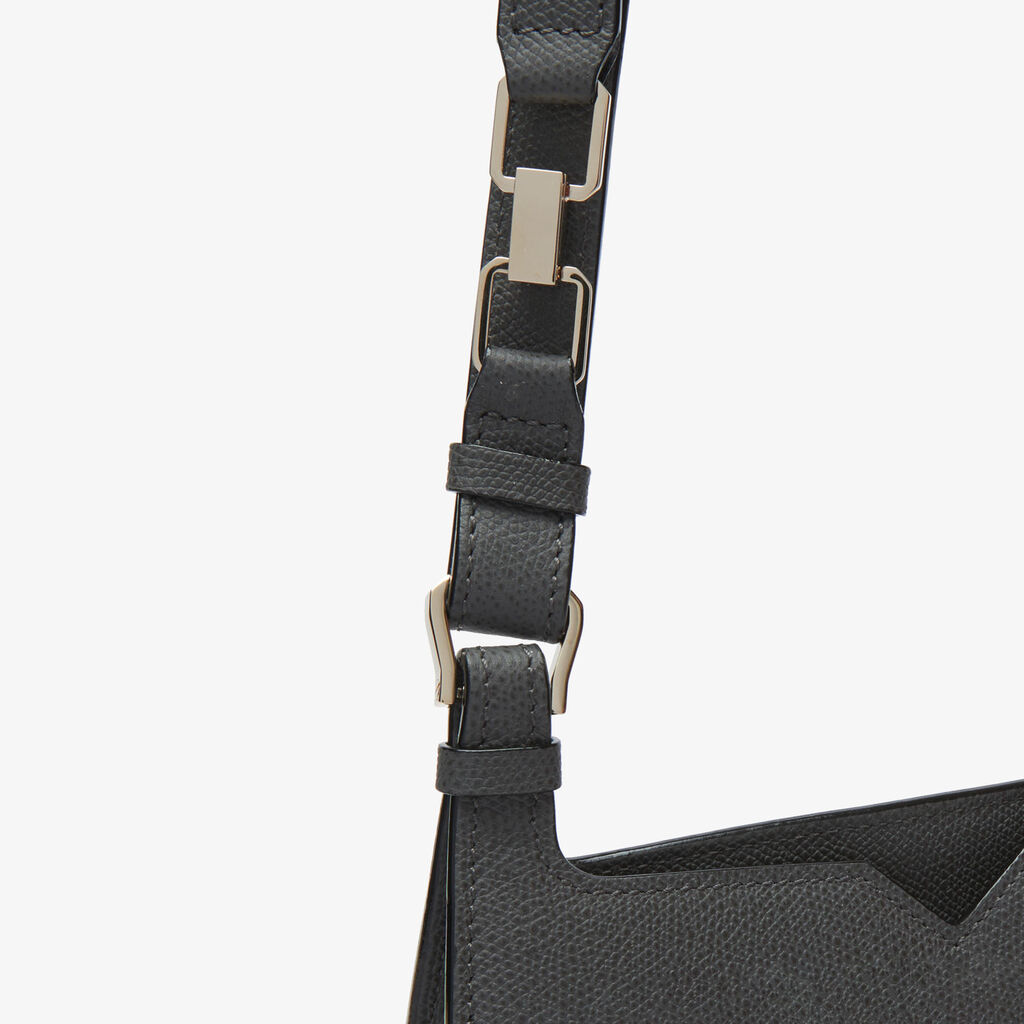 Valextra Borsa weekend Mini da Donna in Pelle Grigia | Valextra Hobo Outlet