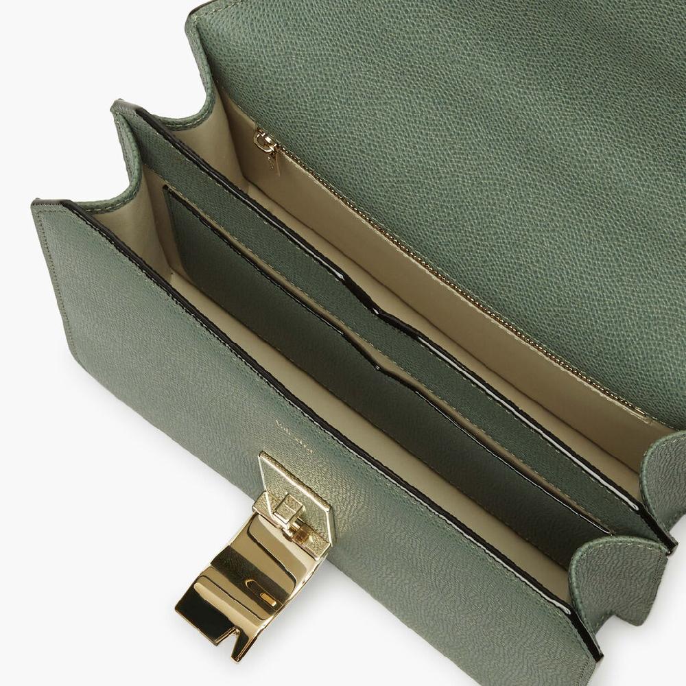Valextra Borsetta a tracolla da Donna in Pelle Verde | Valextra 2025